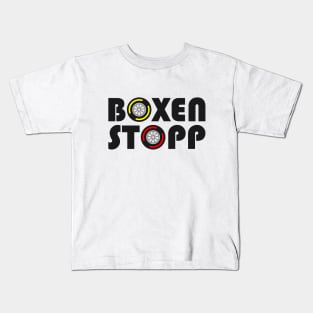 'Boxenstopp' F1 Pitstop Design Kids T-Shirt